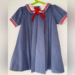NWT THE YELLOW LAMB SIDNEY SAILOR DRESS SZ 3T